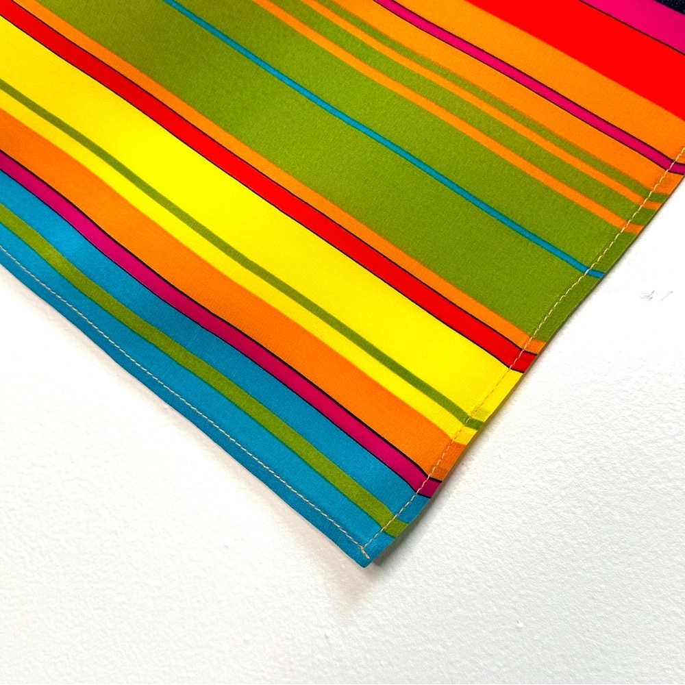 NWT SILKLETTE Carnaval 100% Fine Silk Kerchief Scarf MULTICOLOR - Picture 9 of 10